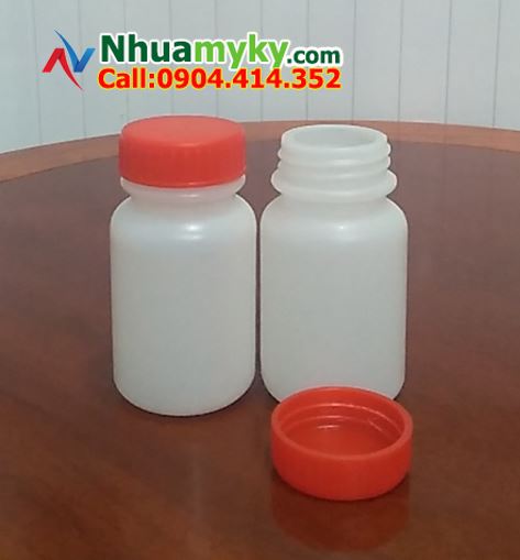 HỦ NHỰA 50G NẮP VẶN