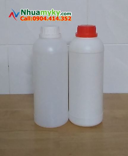 CHAI TRÒN 1 LÍT ĐỰNG HÓA CHẤT