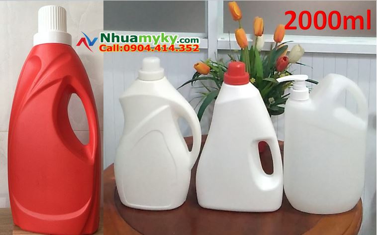 CAN ĐỰNG NƯỚC XẢ VẢI 2000ML