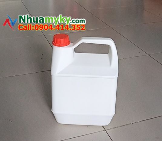 CAN NHỰA 4 LÍT VUÔNG 