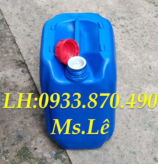 THÙNG NHỰA 20 LÍT , CAN NHỰA ĐỰNG CHẤT LỎNG 20L VUÔNG 
