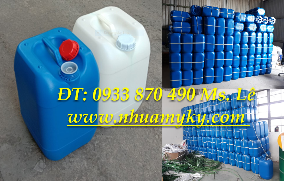Can nhựa 25 lít dày đựng hóa chất công nghiệp 