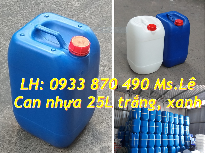 Thùng nhựa 25 lít đựng hóa chất