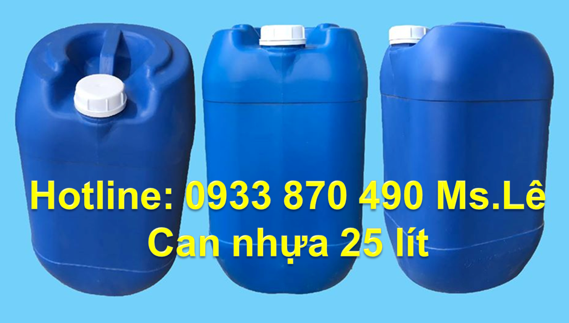 CAN NHỰA 25 LÍT DÀY ĐỰNG HÓA CHẤT 