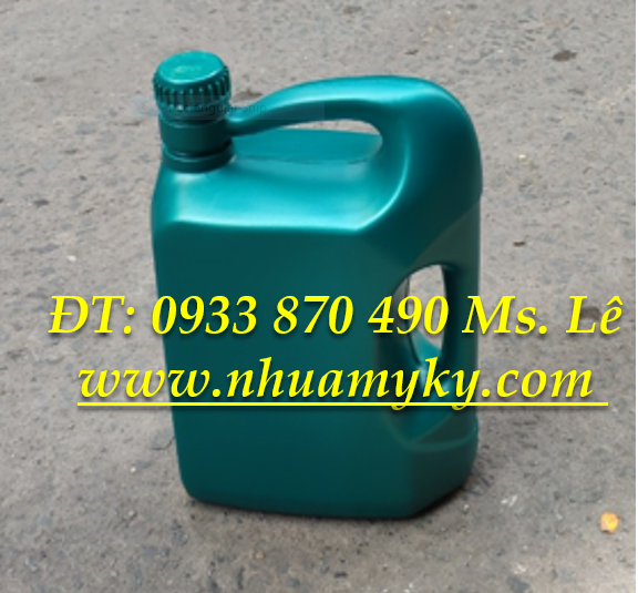 CAN NHỰA 4 LÍT ĐỰNG DẦU NHỚT 