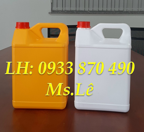 Can nhựa 5 lít vuông đựng hóa chất giá rẻ 