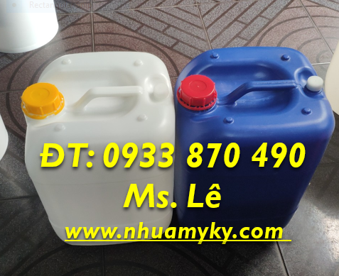 CAN NHỰA 20 LÍT ĐỰNG AXIT ĐẬM ĐẶC 