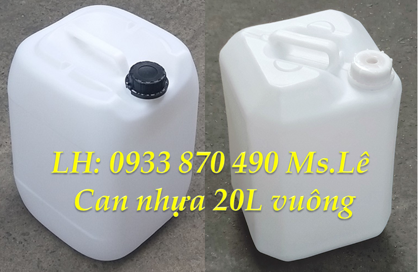 Can nhựa 10 lít vuông đựng hóa chất tại TPHCM 
