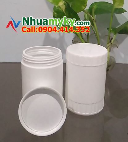 HỦ NHỰA HDPE 100 GAM NẮP VẶN