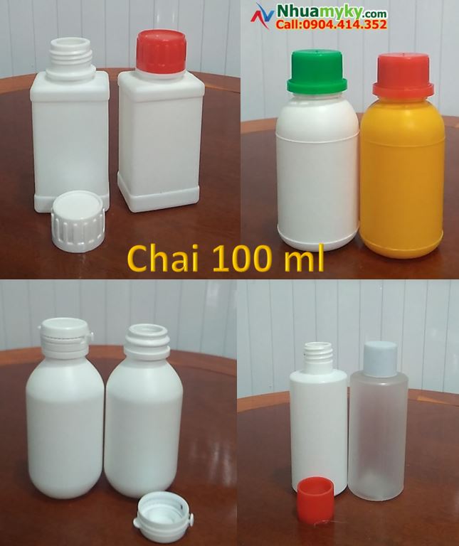CHAI NHỰA HDPE 100 ML