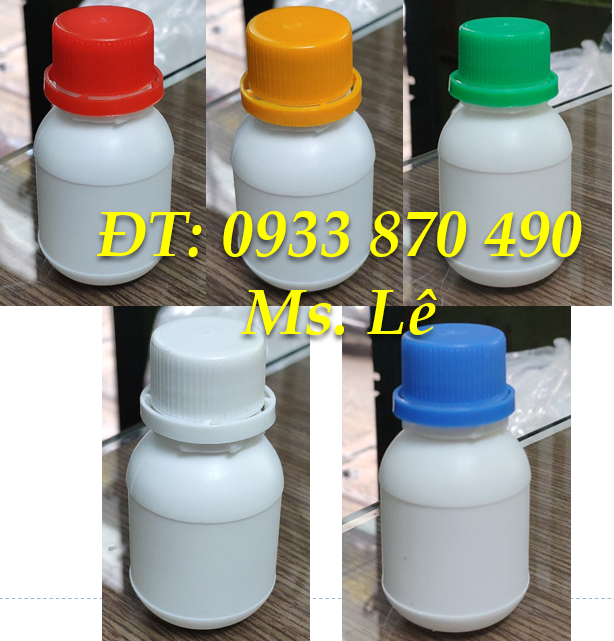 CHAI NHỰA 30ML TRÒN ĐỰNG HÓA CHẤT 