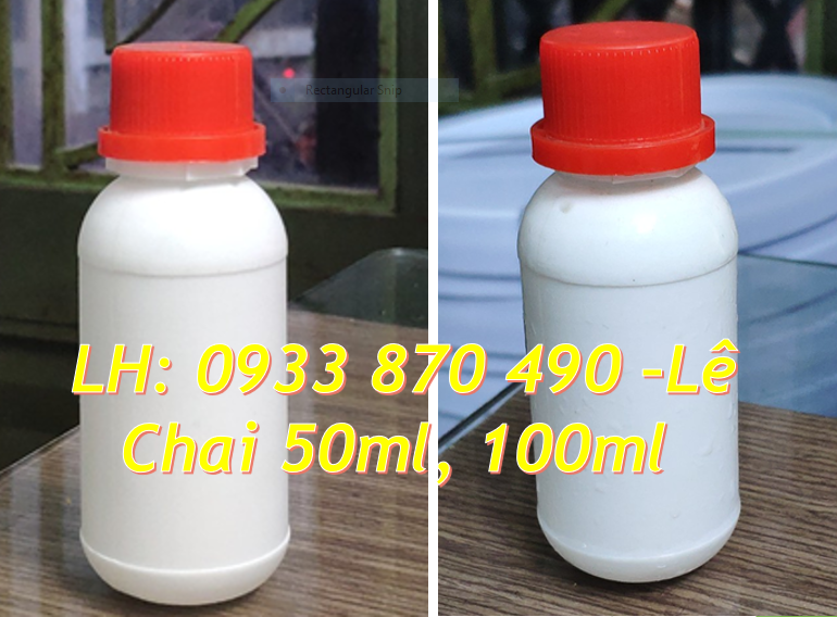 Chai nhựa 50ml đựng dược phẩm