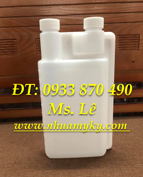Bình nhựa 500ml đựng dung dịch hóa chất 