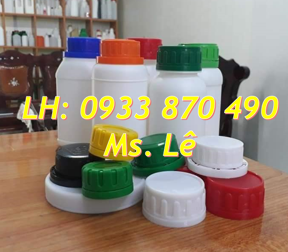 Chai nhựa 1 lít tròn đựng hóa chất