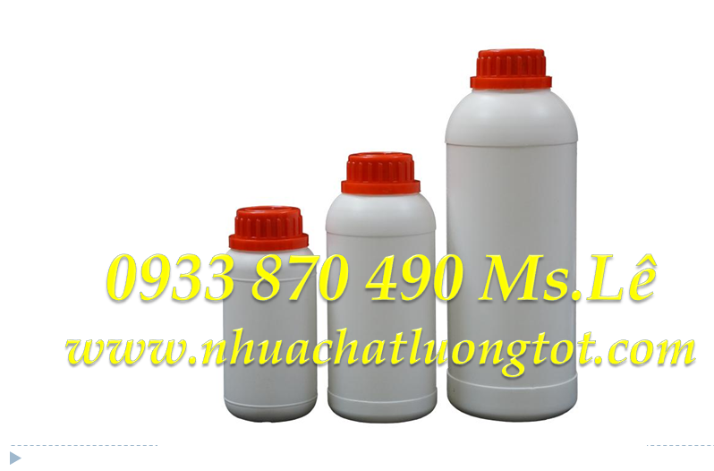 chai nhựa 1 lít tròn giá rẻ 
