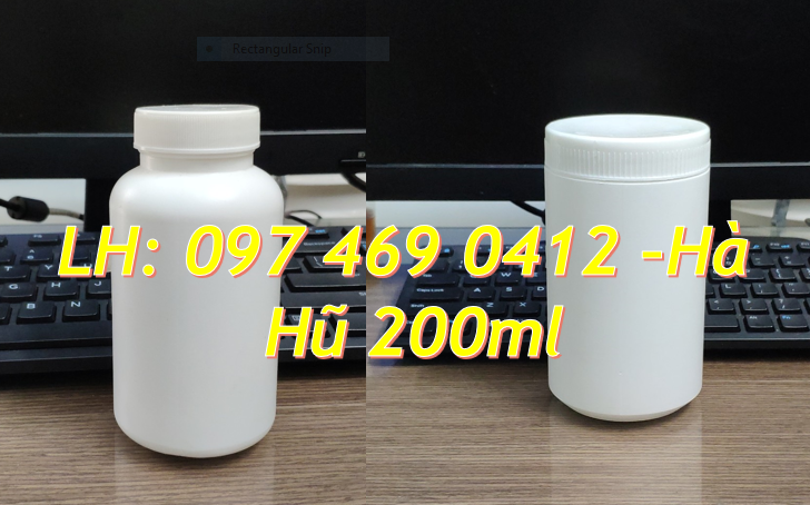 hũ nhựa 1 KG đựng hóa chất giá rẻ tại TPHCM 