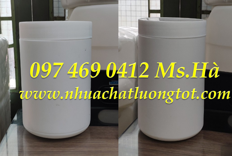 hộp nhựa tròn 2 lít đựng hóa chất tại quận 10 
