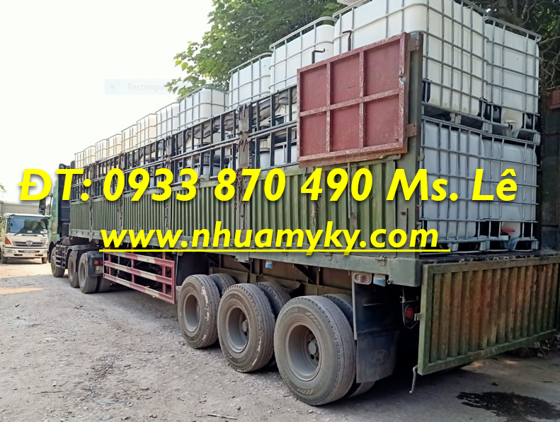 Vỏ thùng nhựa 1000l cũ