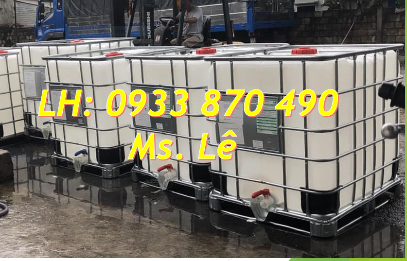 Bồn nhựa vuông 1000L đựng chất lỏng