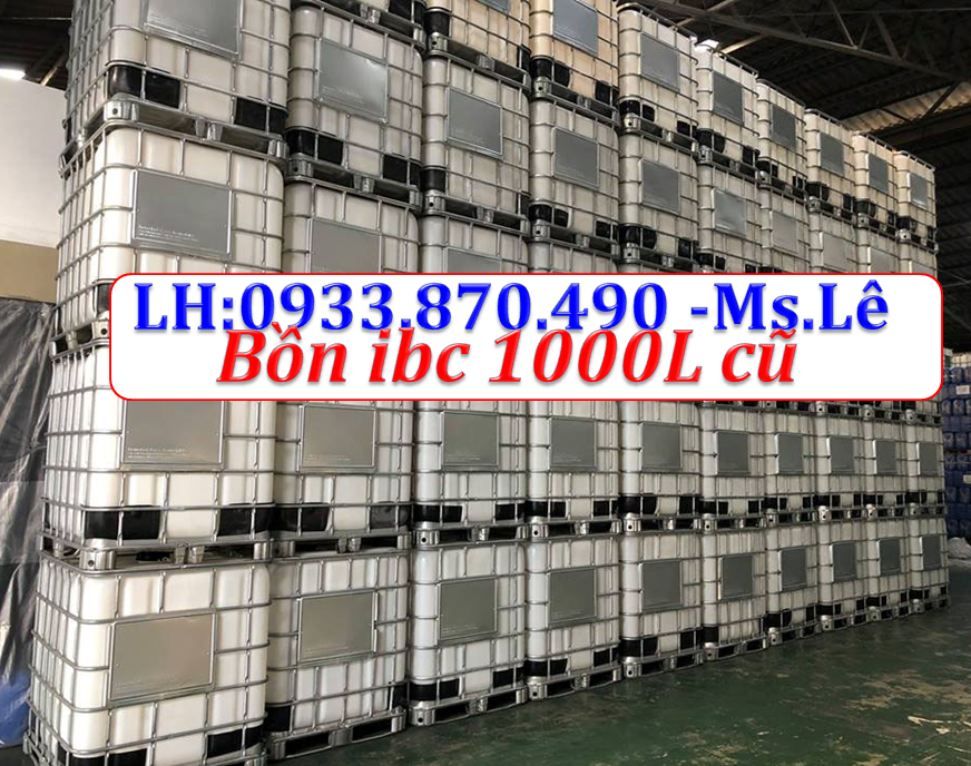 BỒN NHỰA IBC 1000 LÍT CŨ