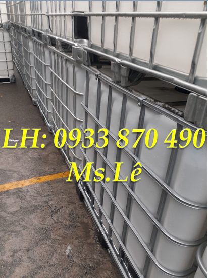TANK NHỰA 1000 LÍT TRẮNG CÓ KHUNG THÉP TẠI QUẬN 10 