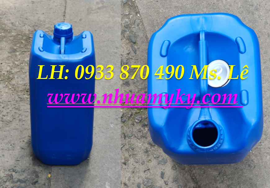 can nhựa 25 lít đựng axit 