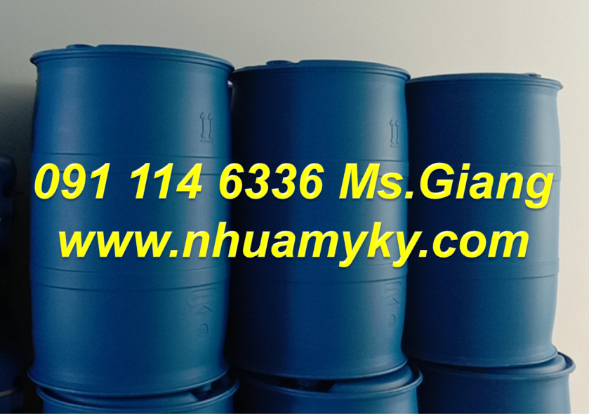 THÙNG PHUY NHỰA NẮP NHỎ 220 LÍT MỚI 100% 
