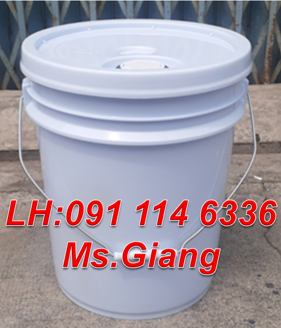 Thùng đựng sơn 20 lít nắp rót 