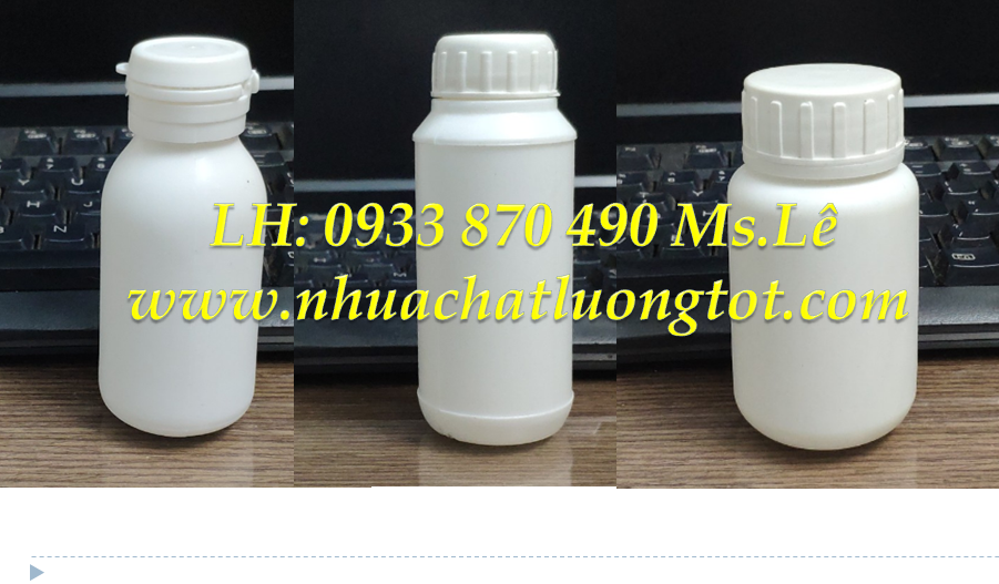 chai tròn 100ml đựng chất lỏng tại TPHCM 