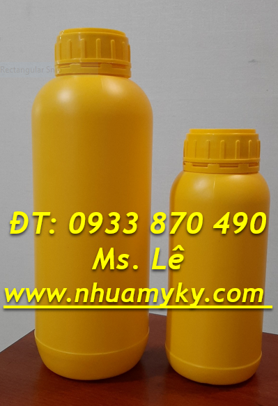 BÌNH NHỰA 1 LÍT DÀY ĐỰNG AXIT 