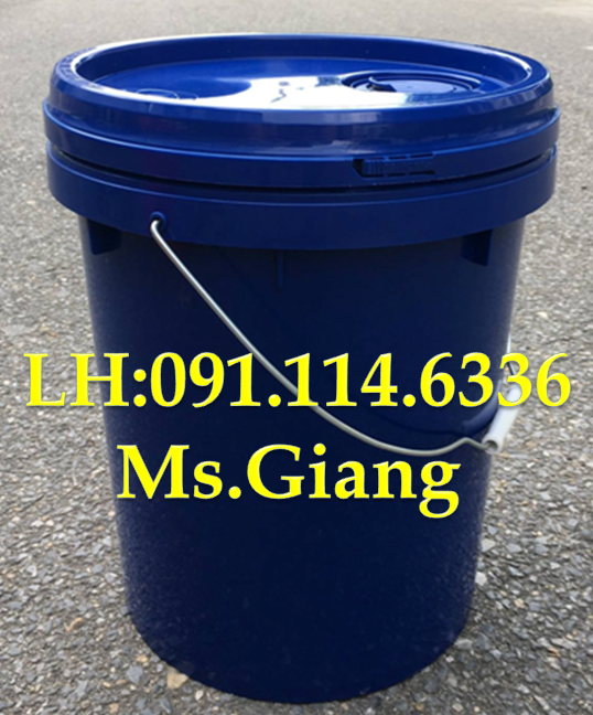 Thùng sơn nhựa 20L nắp rót 