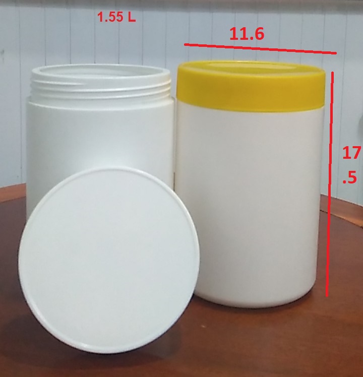 HỦ NHỰA 1 KG ĐỰNG CHẤT LỎNG